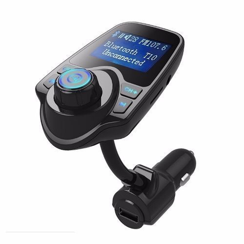 Car MP3 Audio Player Bluetooth FM Transmitter Wireless FM Modulator Car Kit HandsFree LCD Display USB Charger