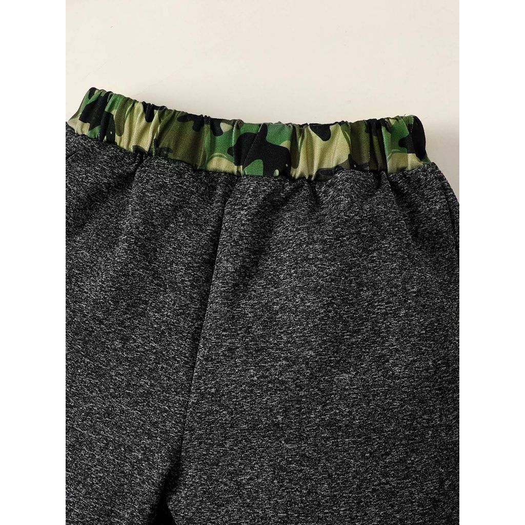 1-5 Years Old Kid Boy Dinosaur Print Hooded Top+Pant
