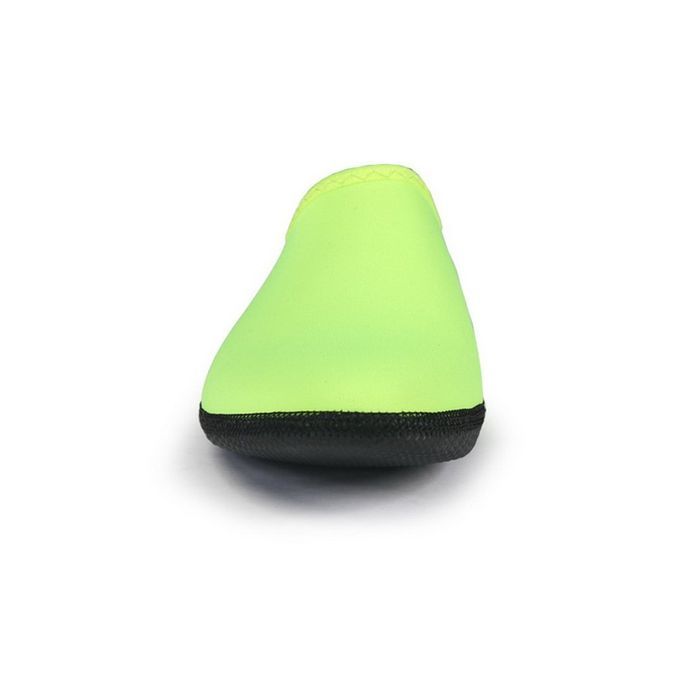 Men Women Diving Socks Soft-sole Outdoor Swimming Shoes Breathable Beach Socks Fluorescent Green