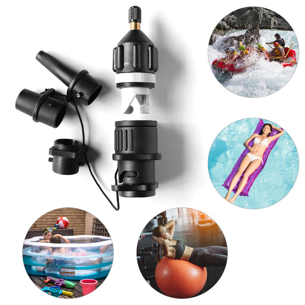 Multifunction Air Pump Valve Adapter Inflatable SUP Schrader