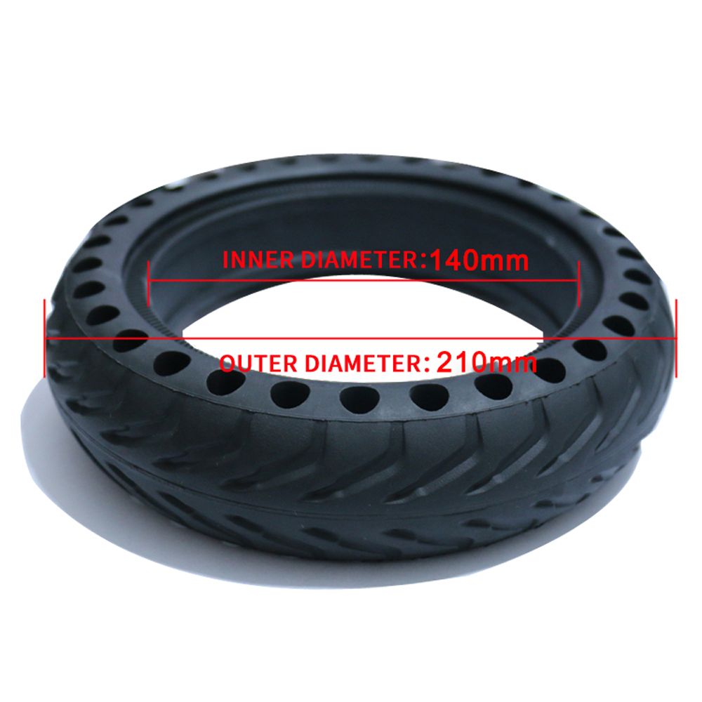 M365 Scooter Skateboard Tyre Solid Hole Tires Shock Absorber
