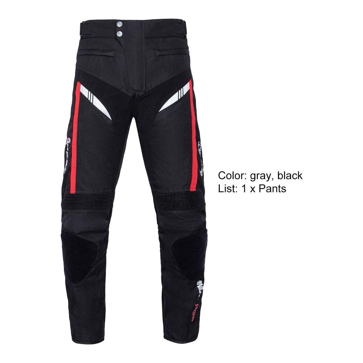 Motorcycle Pants Men Outdoor Motorbike Trousers Black