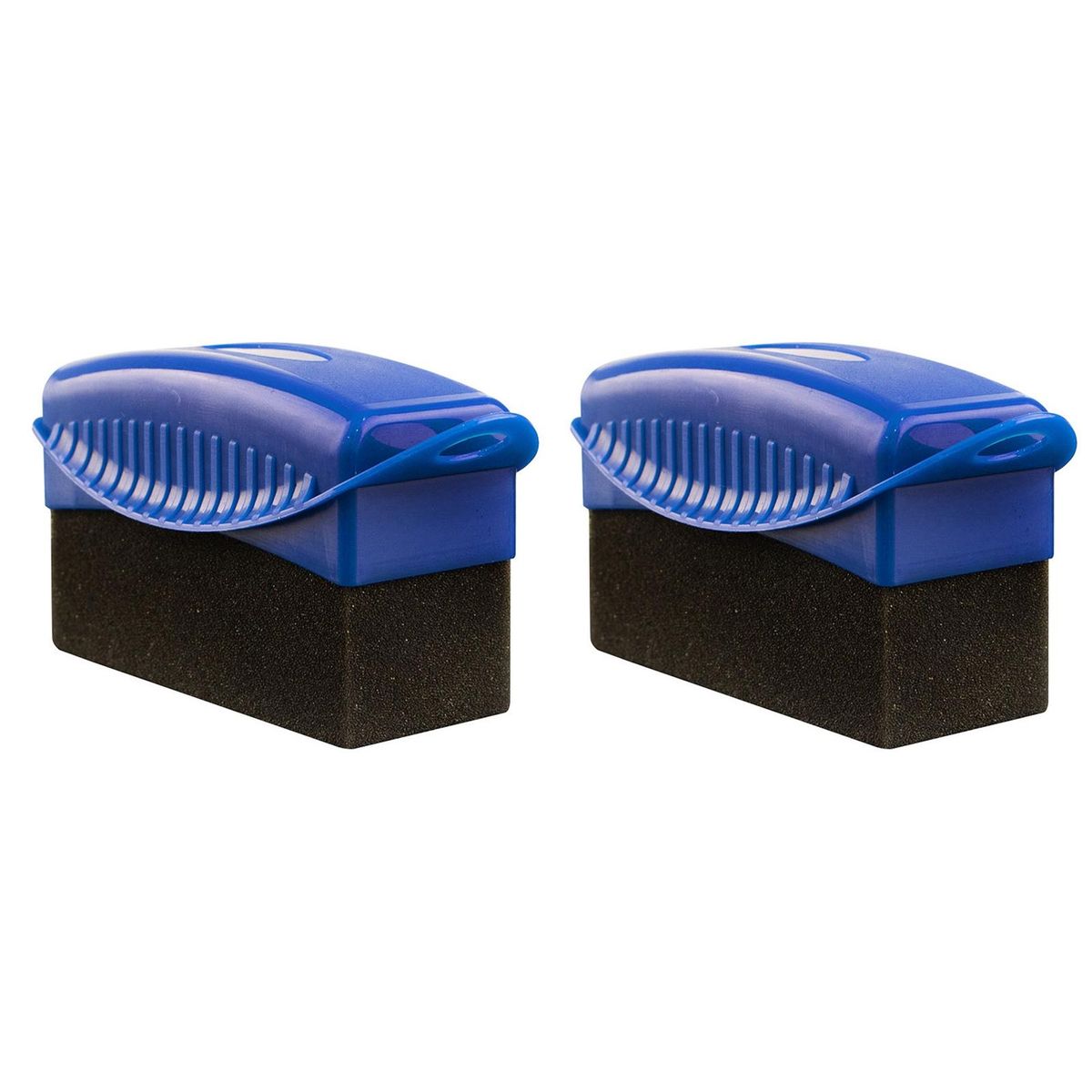 Car Tire Applicator Tire Care Kit 2pcs Soft Applicator Pads for Waxing Blue