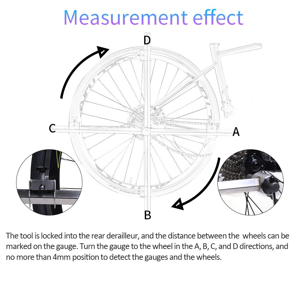 MTB Mountain Bike Bicycle Derailleur Hanger Alignment Gauge