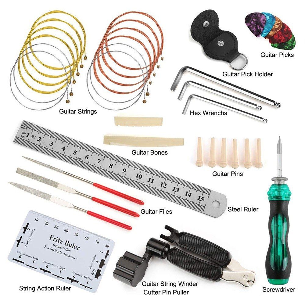 W006 Guitar Repairing Kit Guitar Care Kit Maintenance Tool