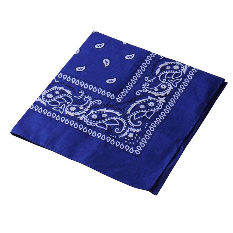 Stylish Paisley Square Bandana Head Wrap Unisex Hiphop-Red