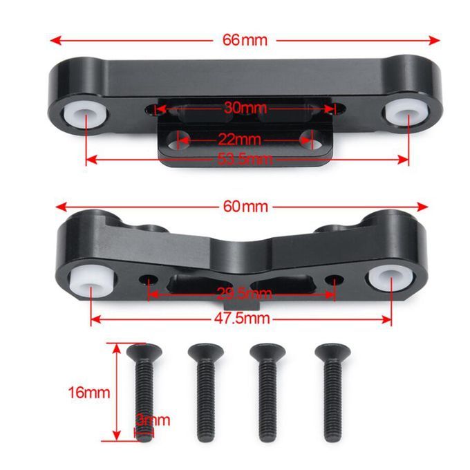 Upgrade Metal RC Lower Suspension Mount For Kraton RC Crawler Car