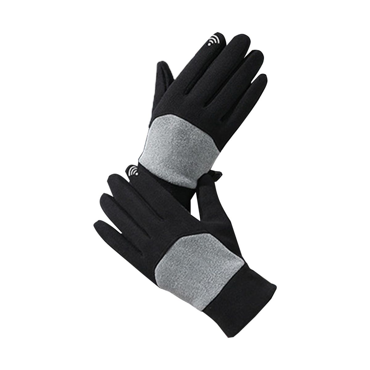 1 Pair Riding Cold Winter Adults Sports Motorbike Bicycle Black