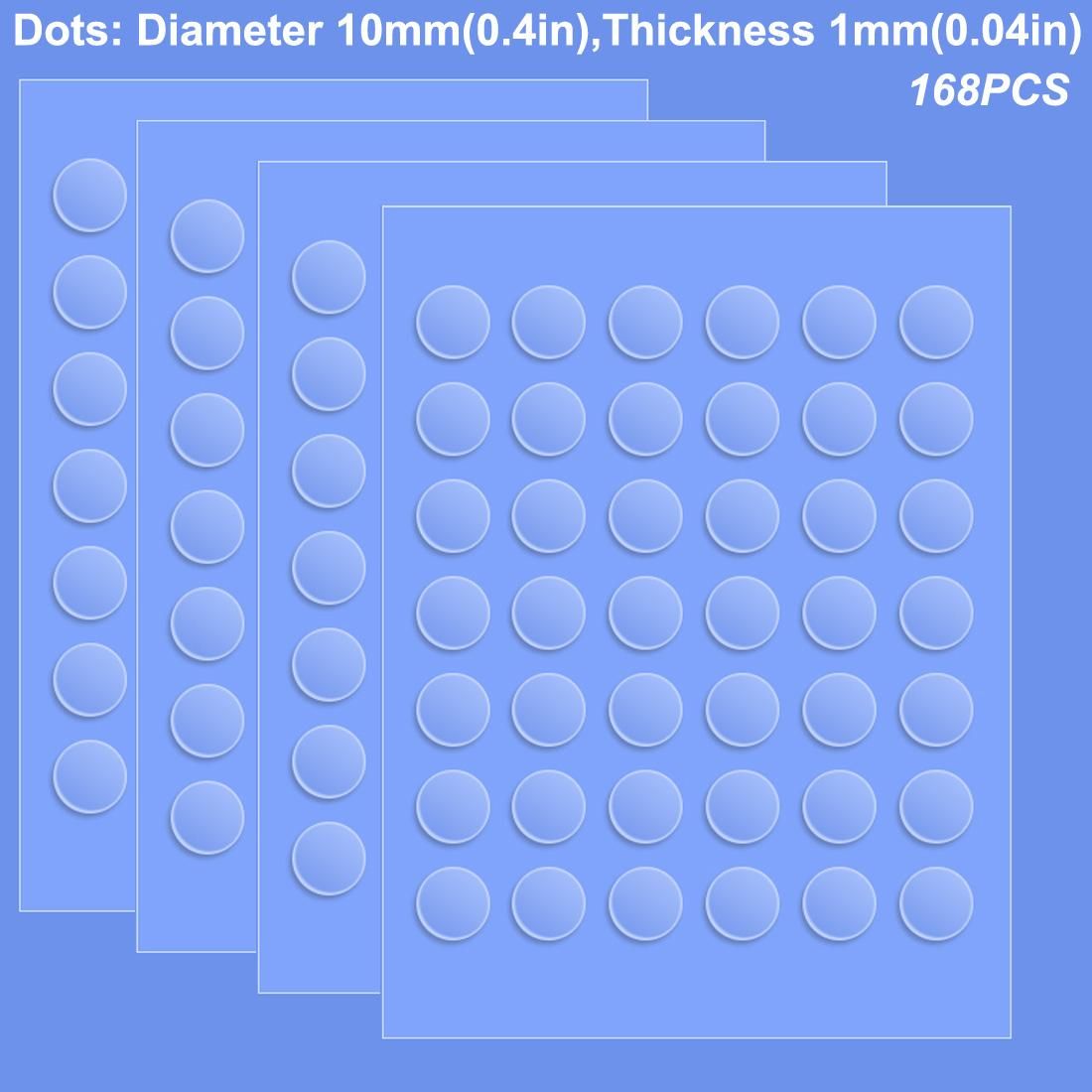 Pre-cut Double-Sided Adhesive Dots Nano Clear Mounting Adhesive Dot Diameter 1cm
