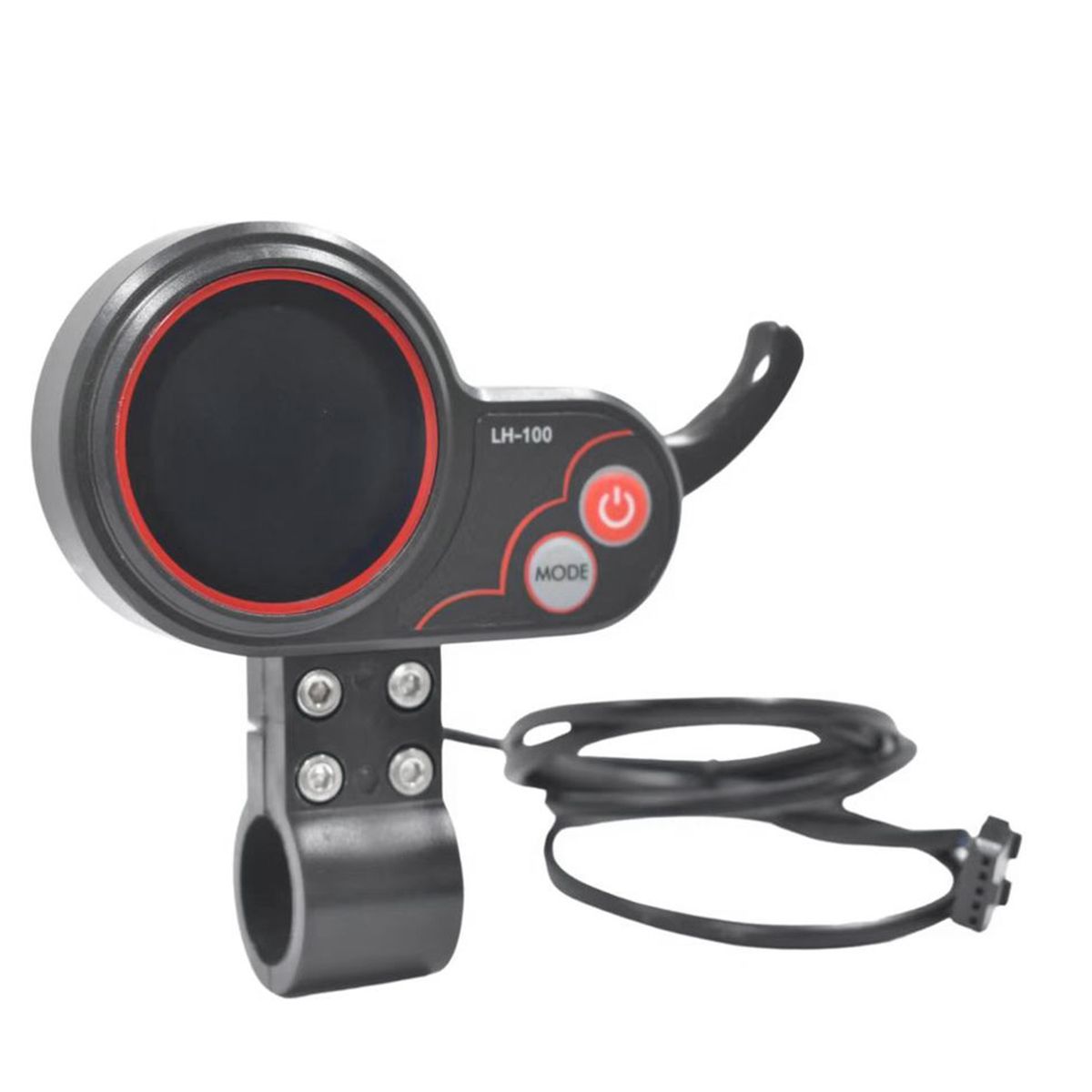 LH100 LCD Display Dashboard Throttle Meter 24V-60V for Electric Scooter Ebike LCD Display Speedometer(6PIN)