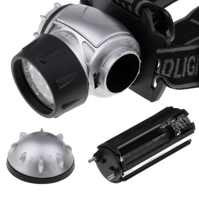 Black Eyebrow Tattoo Nail Art LED Head Light Lamp Headlight