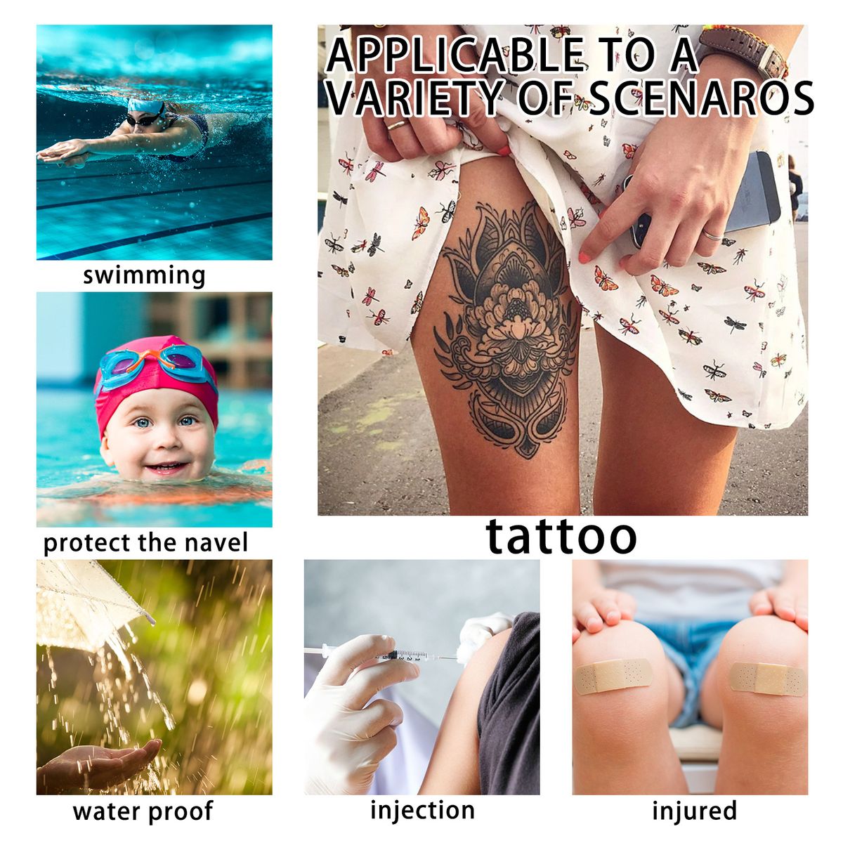 Waterproof Trasparent Tattoo Bandage Adhesive Aftercare
