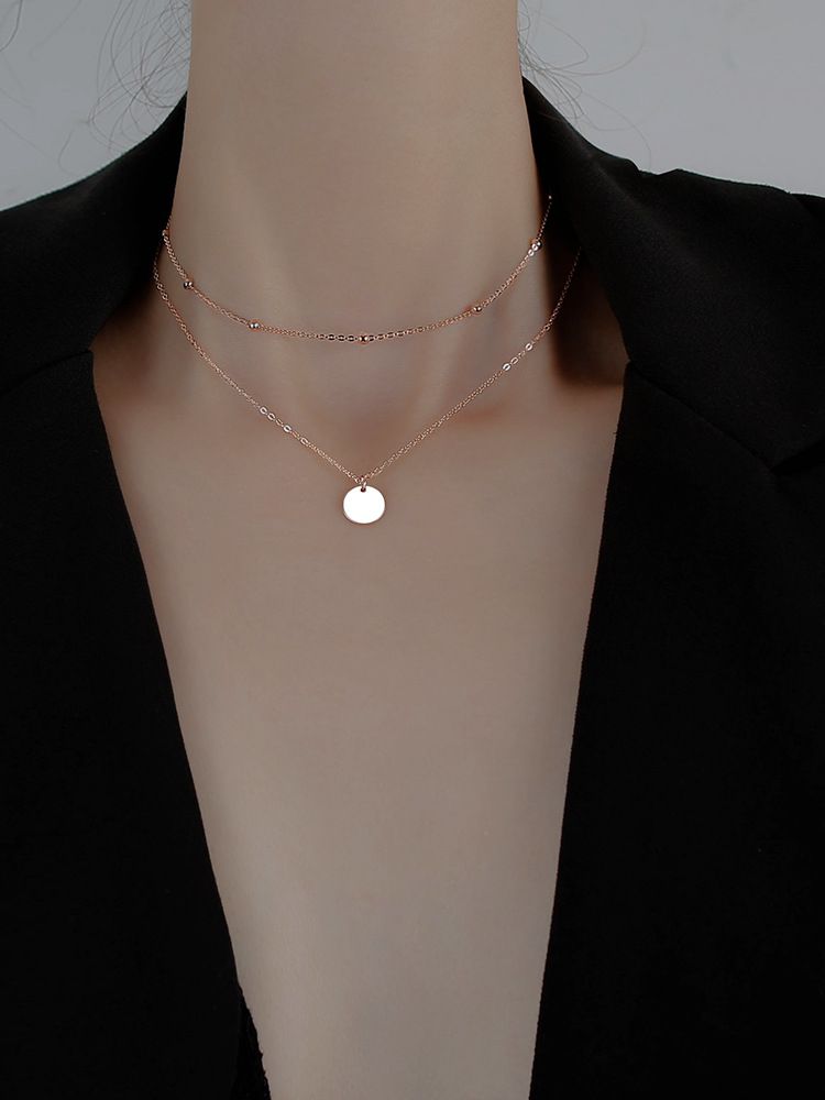 Dos Piezas Stainless Steel Necklace