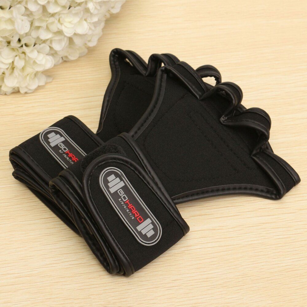 GYM Weight Lifting Health Fitness Dumbbell Wrist Wrap Grip Workout Train M M
