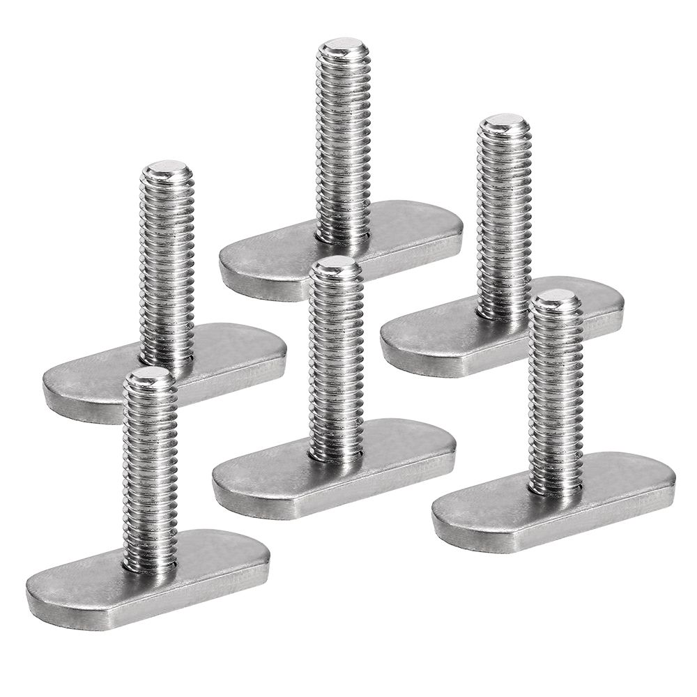 6Pcs Kayak Rails Screws Bolts Hardware Parts For Kayak Canoe