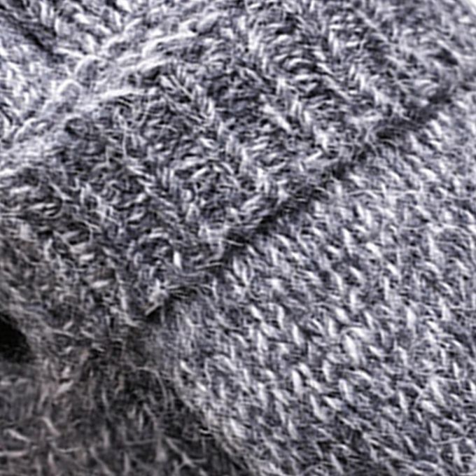 Fingerless  Flexible Knitting Half Finger Mittens Light Gray