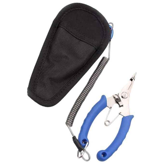 Multi Functional Stainless Steel Alloy  Pliers, Blue Straight