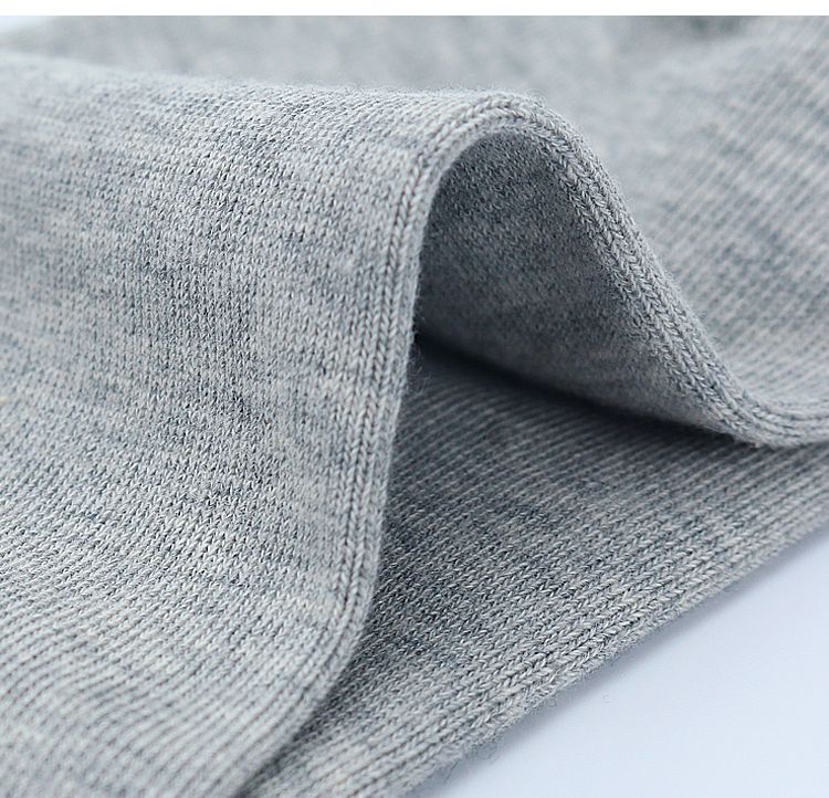 5 Pairs Socks Solid Breathable Cotton Socks Women Men