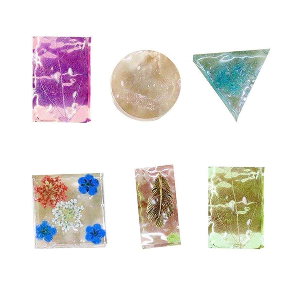 65pcs Resin Casting Molds Kit Silicone Mold Jewelry Making Pendant Mould DIY