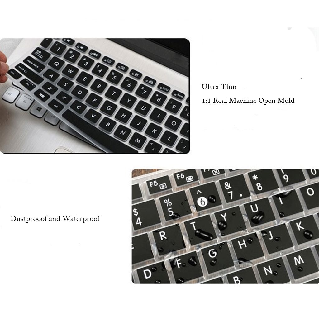 Thin Laptop Keyboard Protector Skin Cover For HP   Laptop Black
