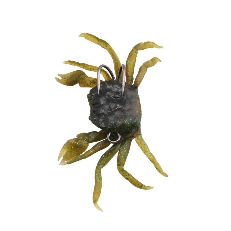 Submerged Far Throw Crab Soft Bait 13cm/33.5g Simulated Fishing Bait-3 pieces