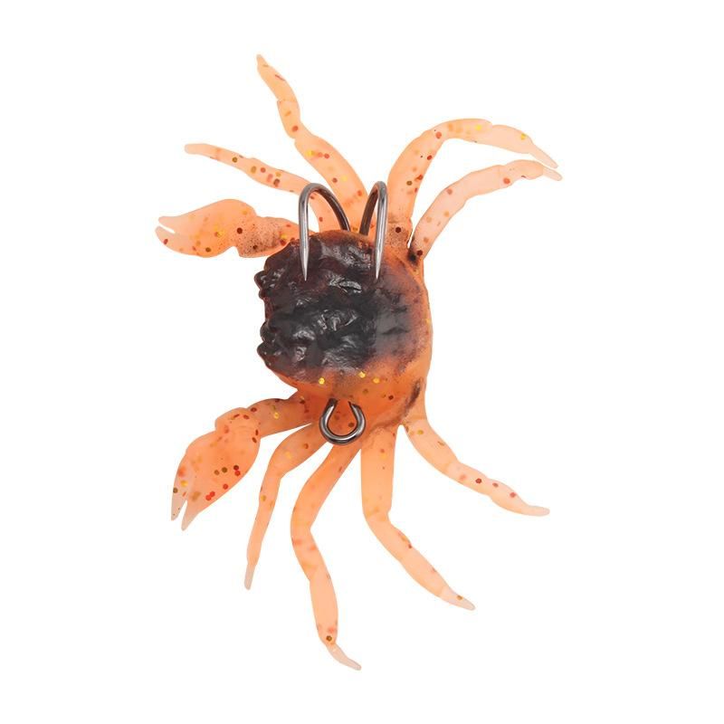 Submerged Far Throw Crab Soft Bait 13cm/33.5g Simulated Fishing Bait-3 pieces