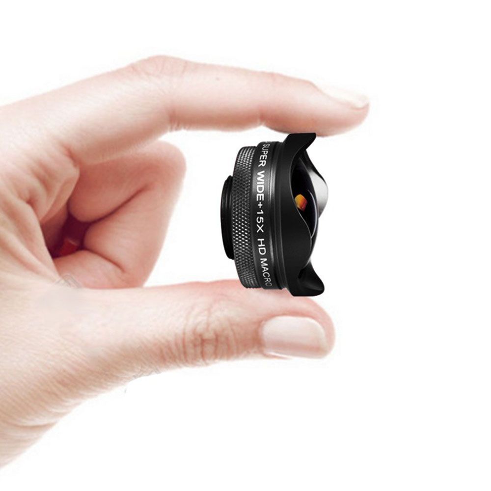 4K Ultra HD Smartphone Camera Lens 0.45X Wide-angle 15X