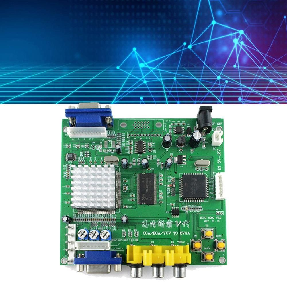 Arcade Game RGB/EGA/YUV/CGA to VGA Output HD Video