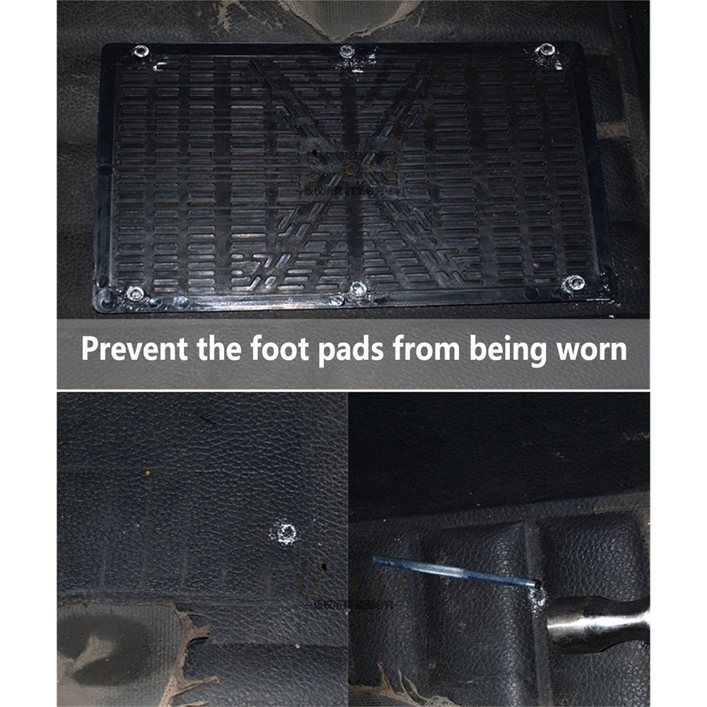Universal Car Floor Mat Pad Heel Foot Carpet Pedal Patch