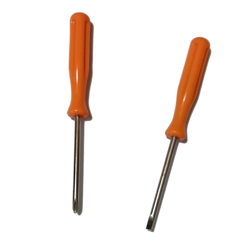 (2pcs/ Pack) 3mm Cross Flat Screwdriver Phillips Slotted Screwdriver Repair Tool 3.0mm Mini Screwdrivers Hand Tool Screw Driver