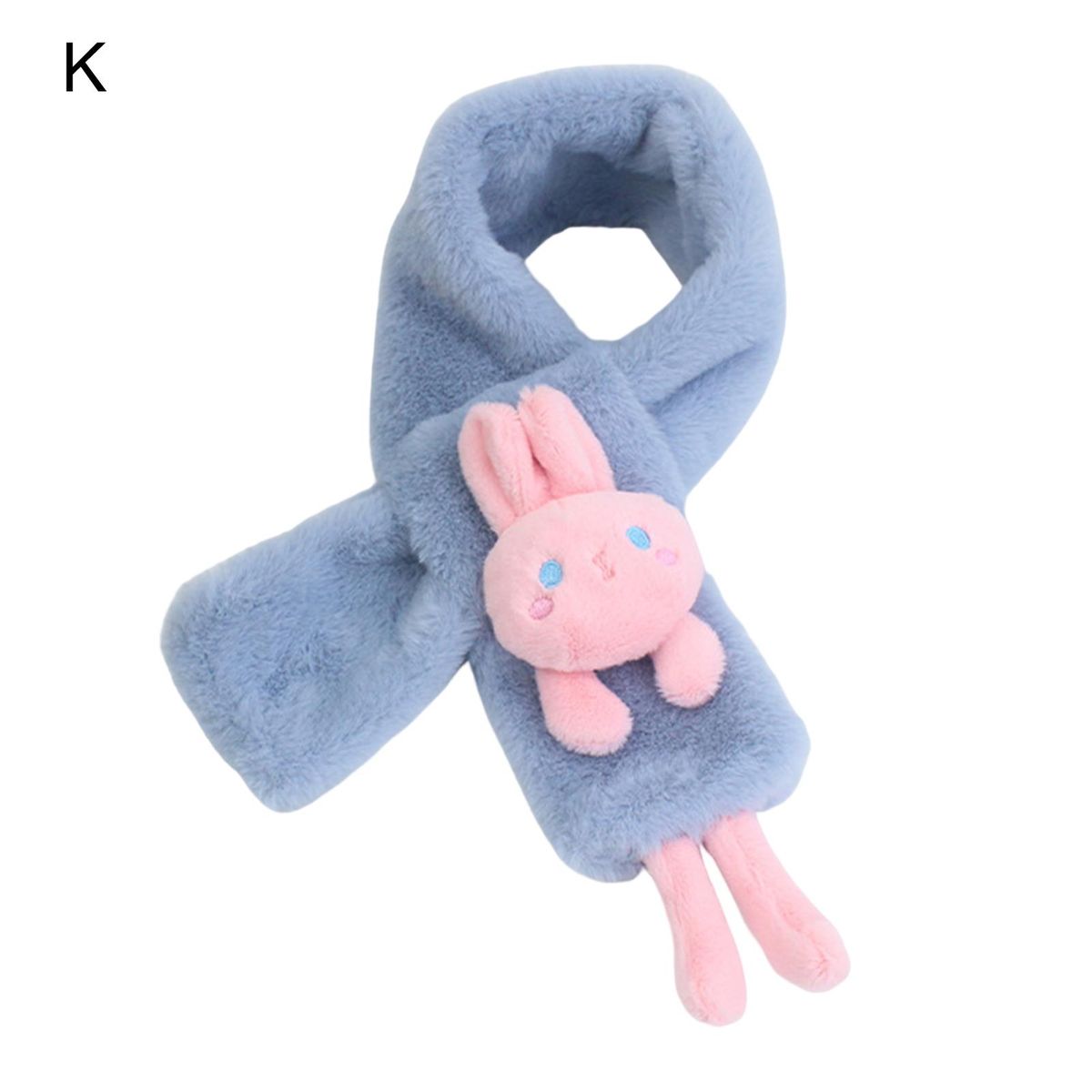 Kids Neck Scarf Bright Color Kids Thermal Scarf