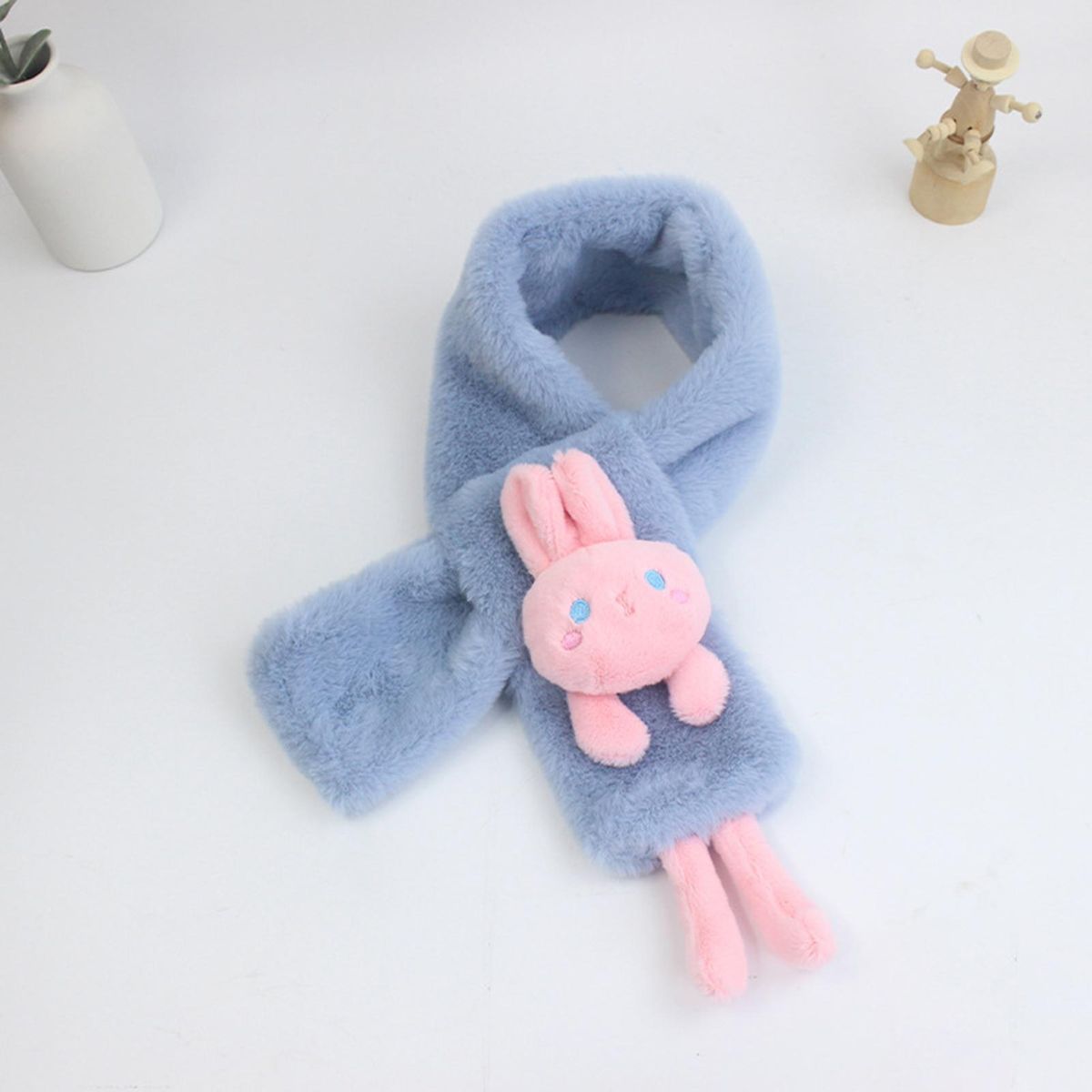 Kids Neck Scarf Bright Color Kids Thermal Scarf