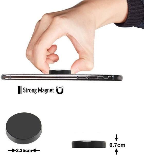 Crugkbat 1PC Magnetic Car Phone Holder Air Vent Mount Rosegold