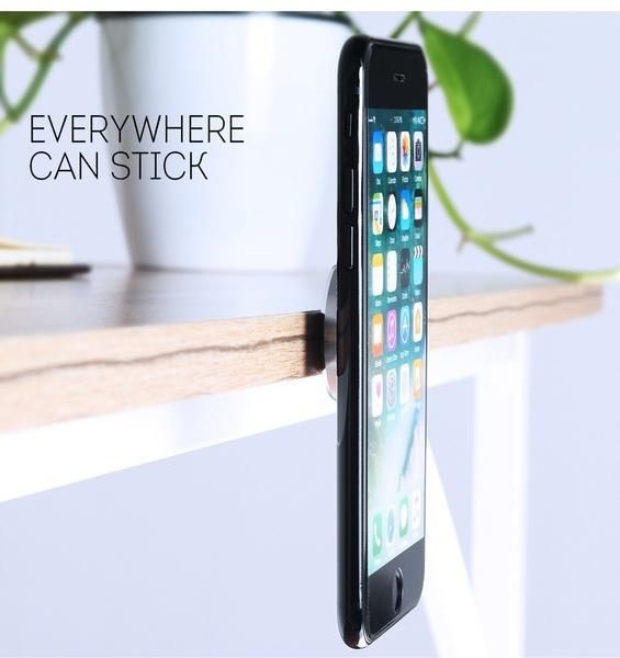 Crugkbat 1PC Magnetic Car Phone Holder Air Vent Mount Rosegold