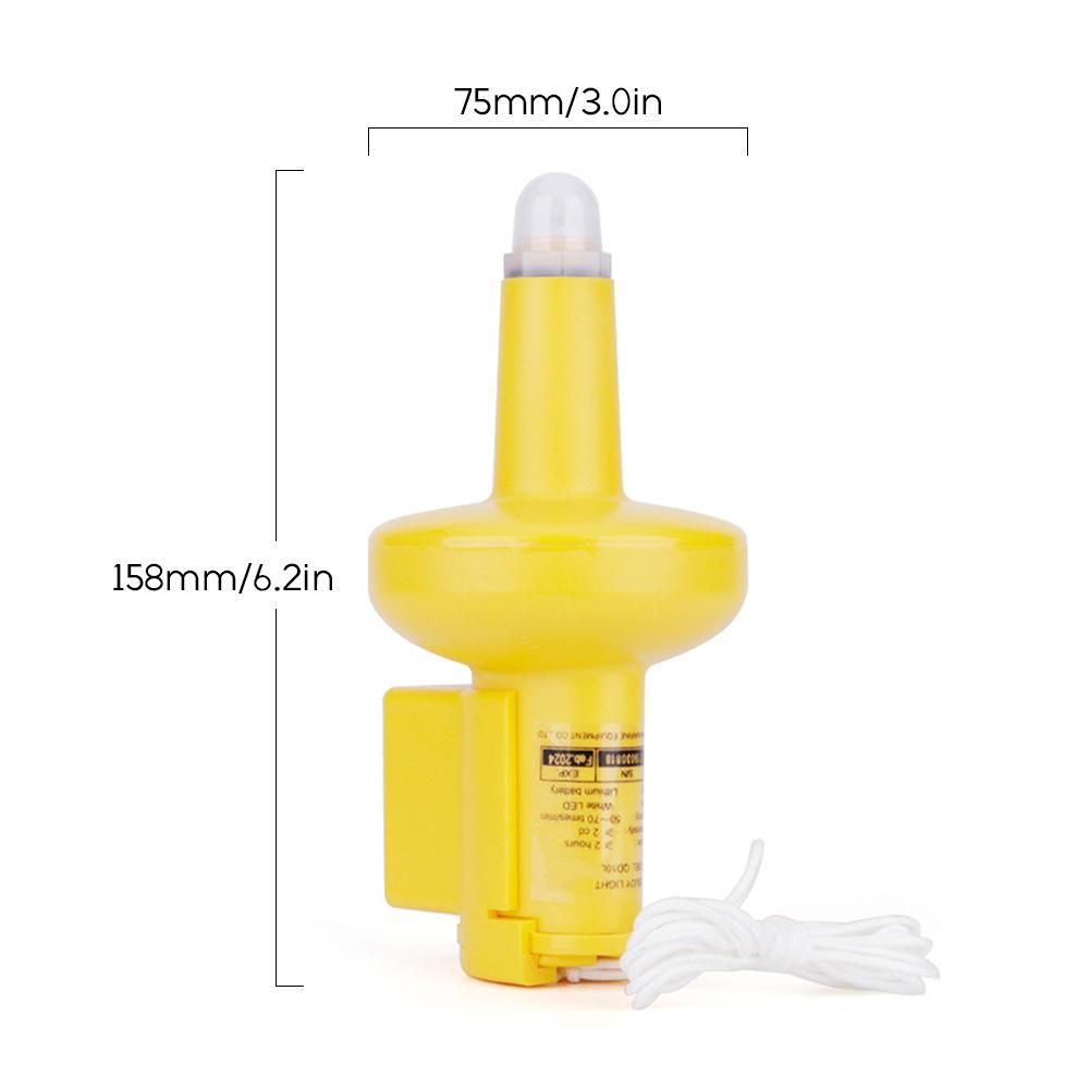 Waterproof Marine LED Strobe Light Position Indicator Light Emergency Safety Light Life for Life Ring Saving Equipment