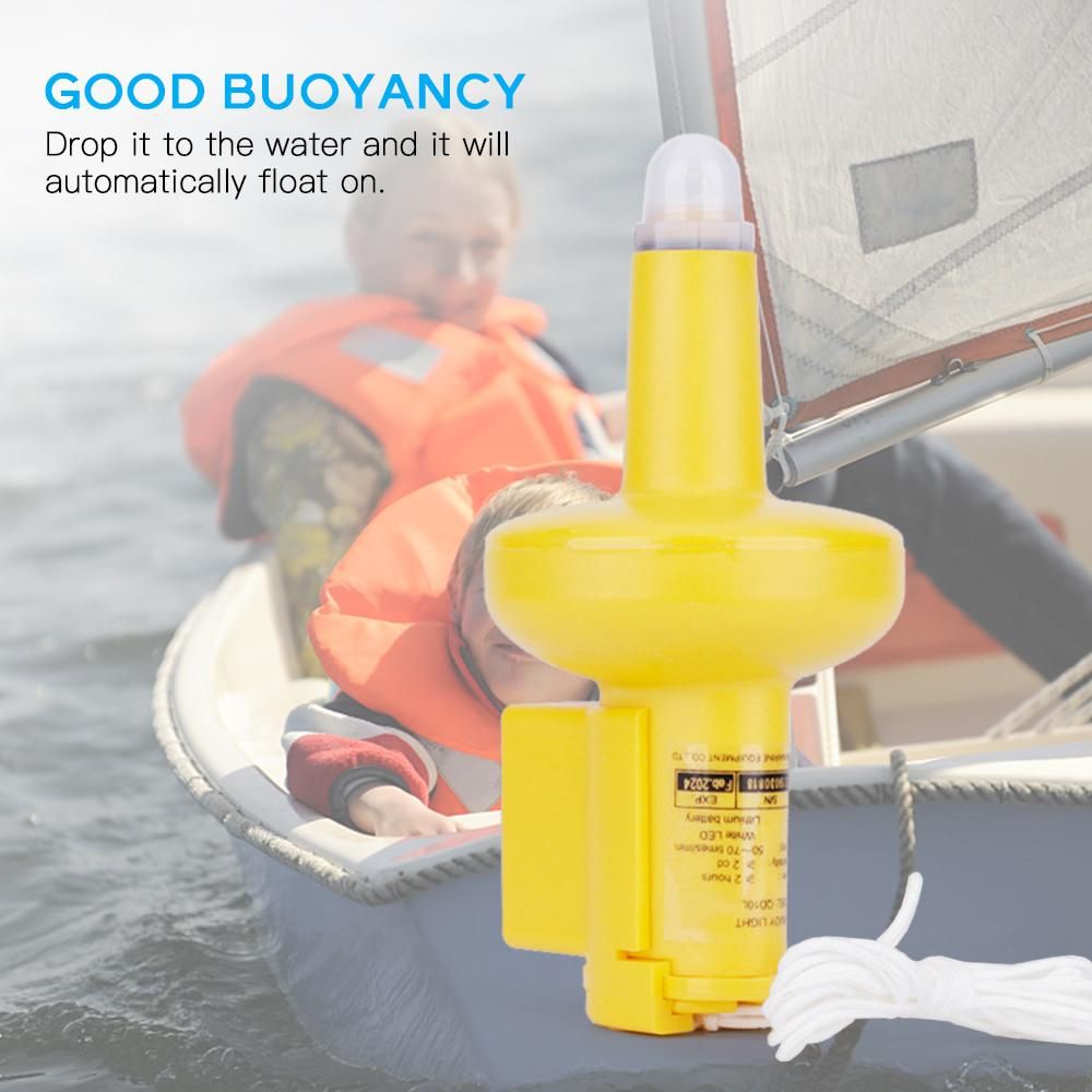 Waterproof Marine LED Strobe Light Position Indicator Light Emergency Safety Light Life for Life Ring Saving Equipment