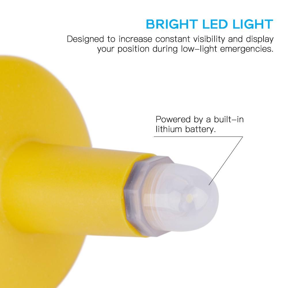 Waterproof Marine LED Strobe Light Position Indicator Light Emergency Safety Light Life for Life Ring Saving Equipment