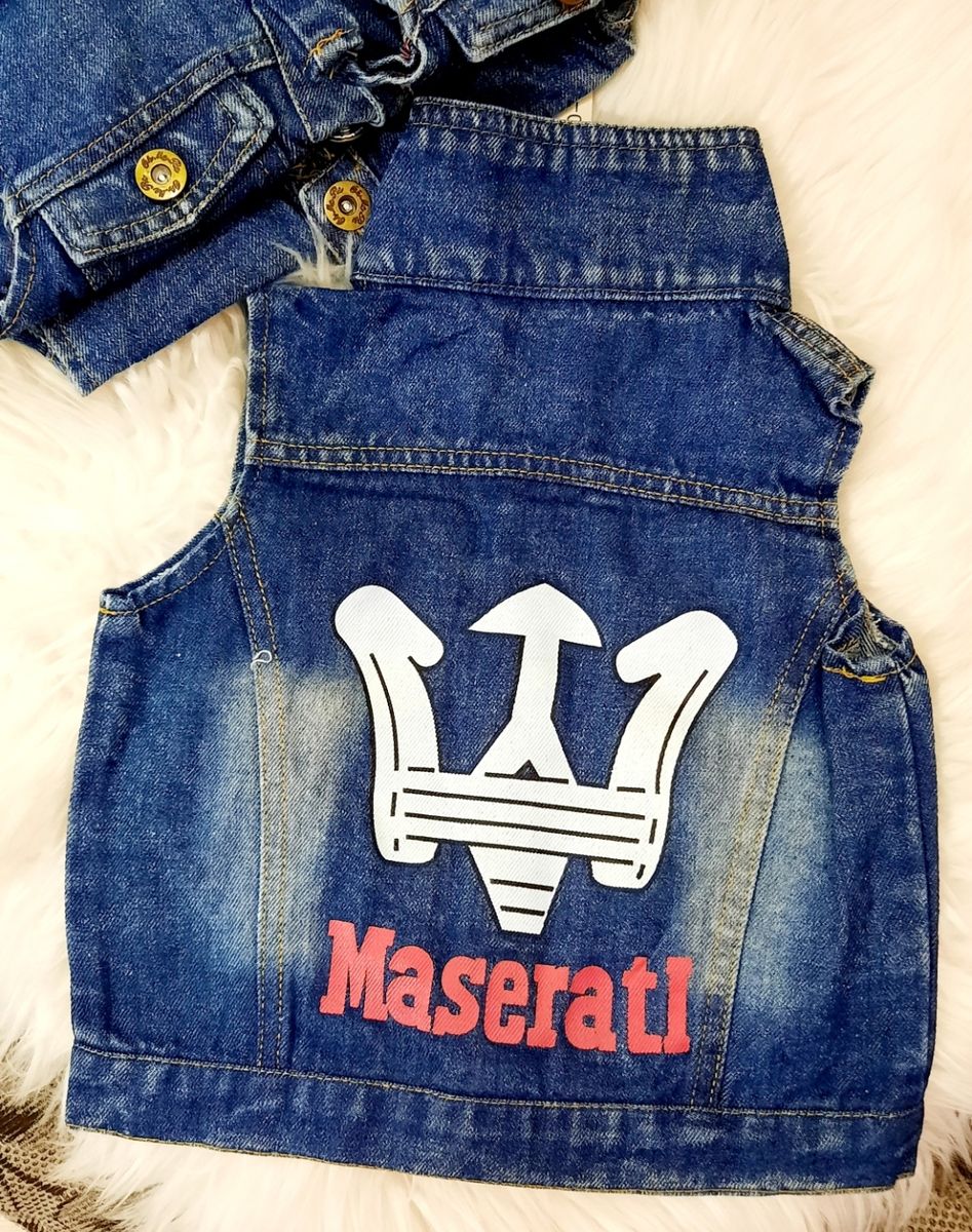 Sleeveless Unisex Jean Jacket
