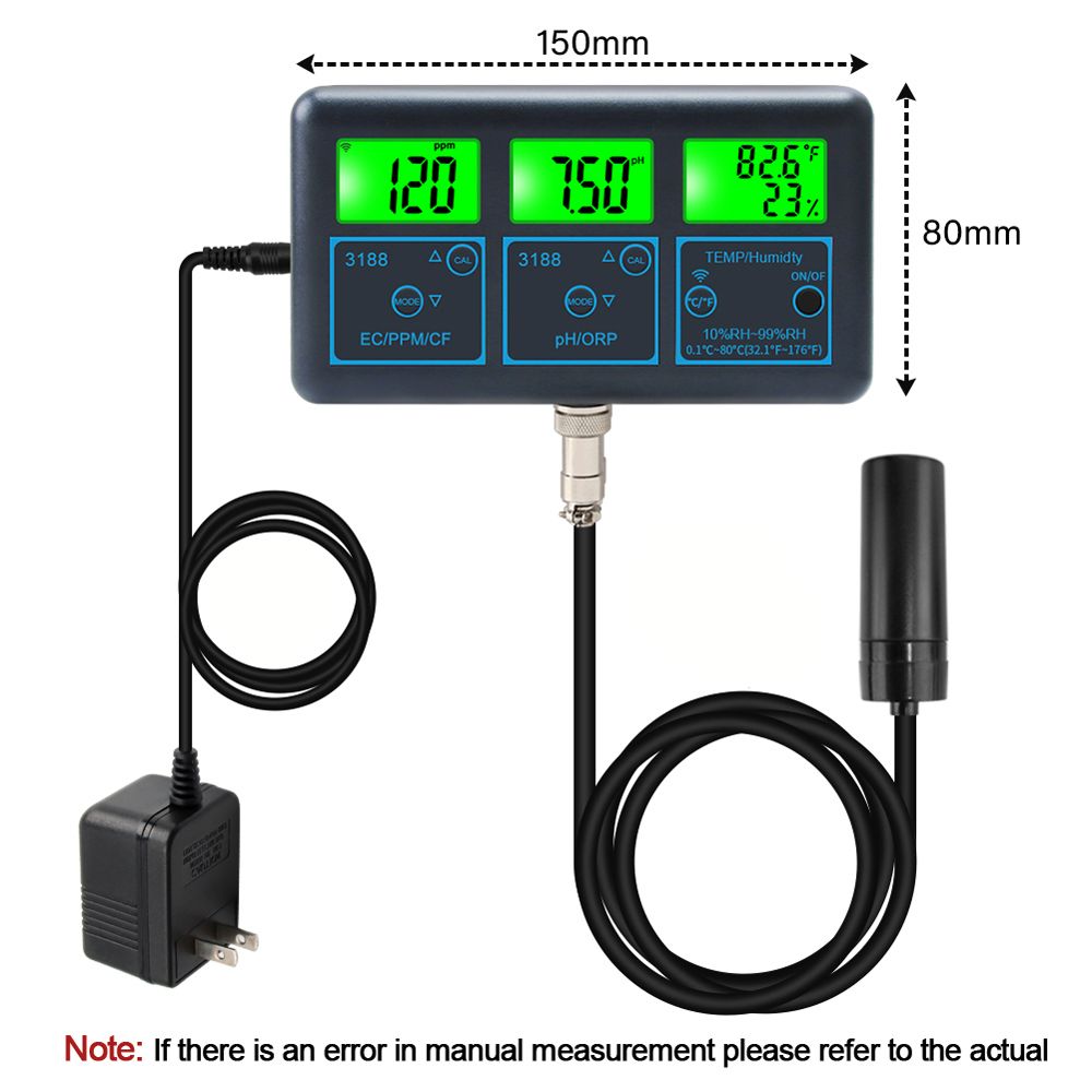 Tuya WiFi 7in1 Water Quality Tester Multi-Parameter Water