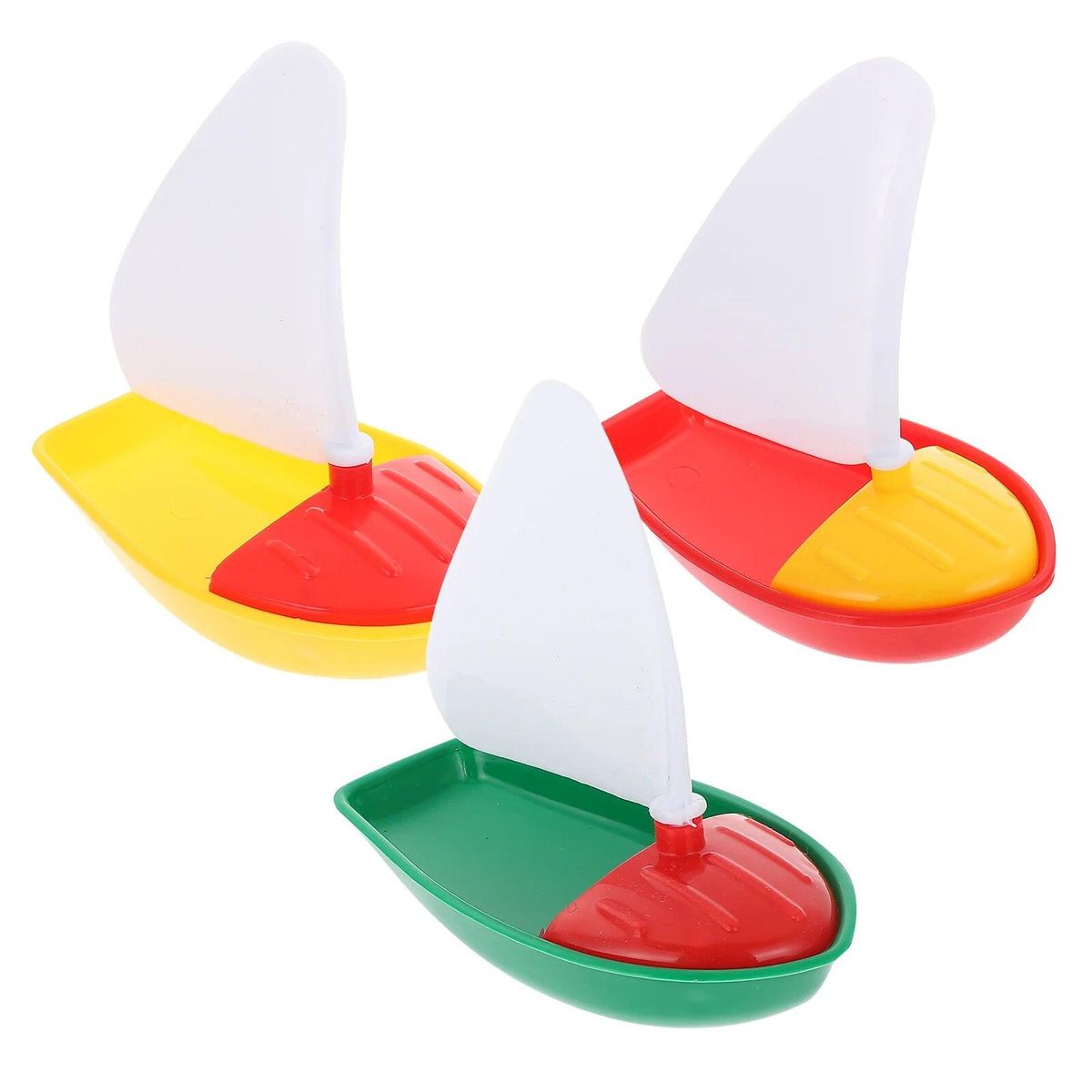 1 Set/ 3pcs Bath Sailing Boats Floating Water Toys Bathtub Bathroom Pool Beach Bath Time