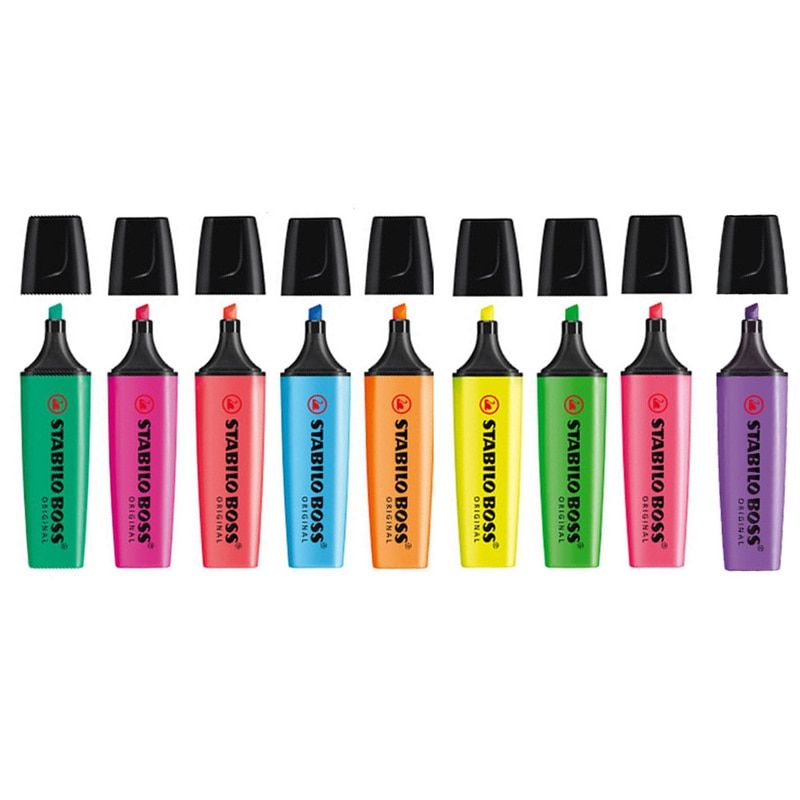 Stabilo Pastel Highlighter Pen Set Chalk Marker Textmarker