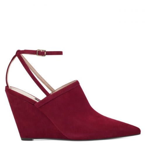 Vachya Pointy Toe Wedge Pumps