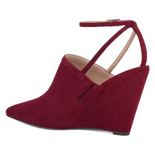 Vachya Pointy Toe Wedge Pumps