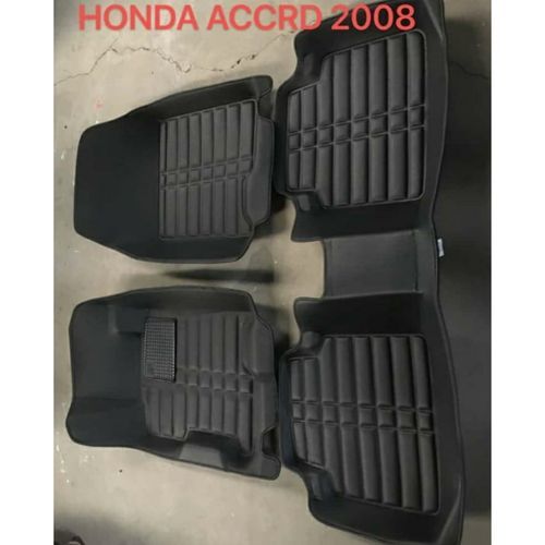 ACCORD 2008-2012 3D CUSTOMISED LEATHER MAT(BLACK)