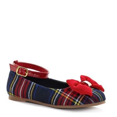 Tartan Ballerina Shoe