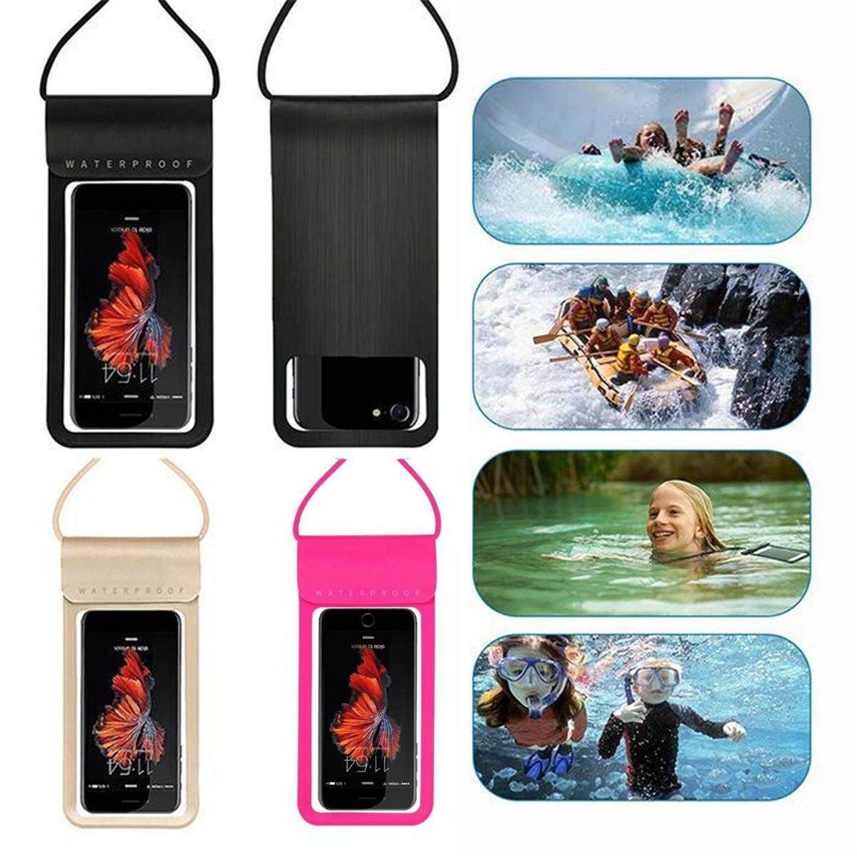 Waterproof Swimming Diving Underwater Touch Bag Cover For Smart Phone 5.1-6" Phone Waterproof Bag Silver 5.1-6 Inch Mobile Phone