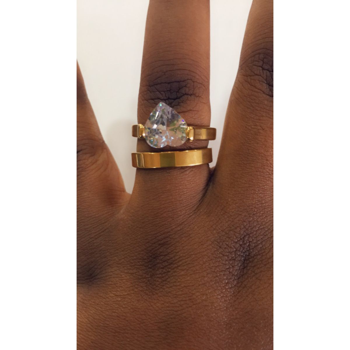 Couple Wedding Stainless Ring Sets