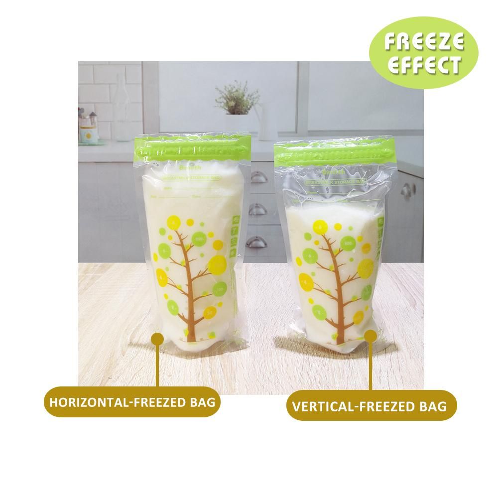 Bimirth 112 PCS Breast Milk Storage Fresh Bags 250ML Capacity Safe Material BPA-free Milk Storage & Freezing Bag Container for Baby Infants Newborn