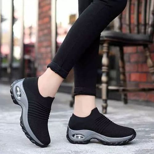 Women Fancy Sneakers With Wedge