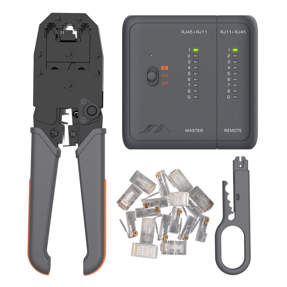 JIMI GTW5N Network Cable Pliers 5 In 1 Rj45 Crimp Tool Pass